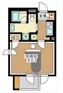 ソノリテ池之端【3階】の間取り