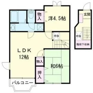 フィールドドリーム弐番館【2階】の間取り