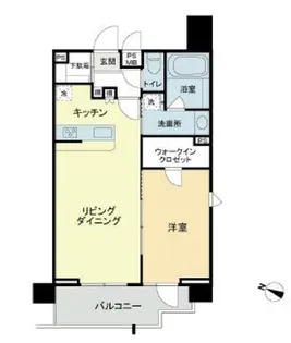 東京都千代田区九段北1【マンション】の間取り