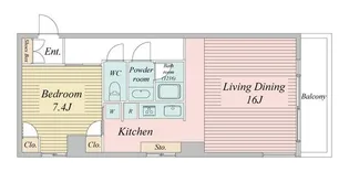 東京都江東区高橋【マンション】の間取り
