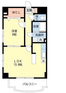 volver curacion【3階】の間取り