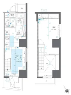 ZOOM川崎EASTの間取り