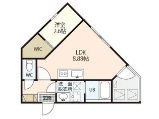 Esperanza青崎【1階】の間取り