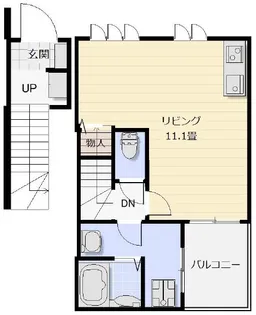 Cenova Ebisu【2階】の間取り