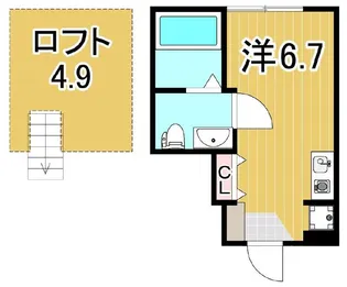FERIO綾瀬イーストコート【1階】の間取り