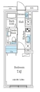 東京都大田区北馬込1【マンション】の間取り