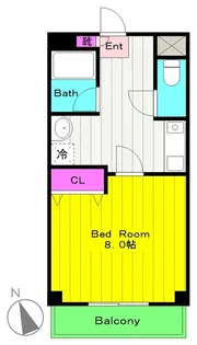 サンヒルズII【1階】の間取り