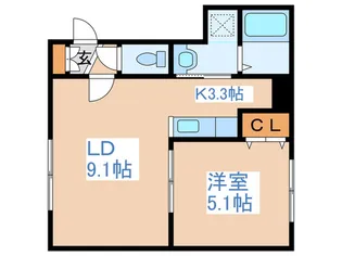 ヴェルパルク8.2【1階】の間取り