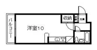 オリーブハイツ【3階】の間取り