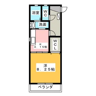 スティープルヤマノテ【2階】の間取り