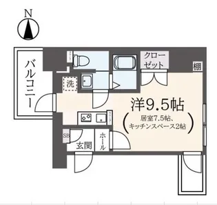 ベータ川崎【6階】の間取り