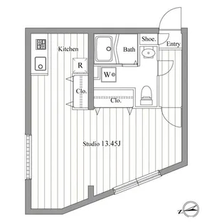 東京都新宿区新宿6【マンション】の間取り