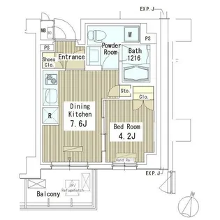 東京都品川区北品川2【マンション】の間取り