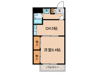 プラザ上北沢【2階】の間取り