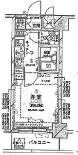パレステュディオ神楽坂【6階】の間取り