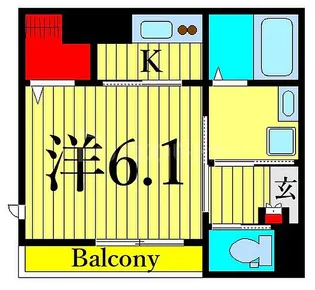 東京都荒川区南千住7【マンション】の間取り