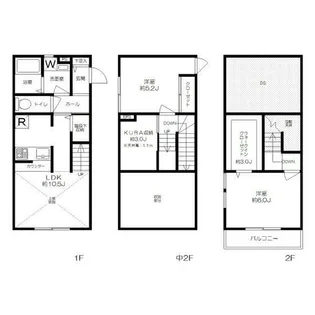 神奈川県横浜市青葉区藤が丘1【一戸建】の間取り