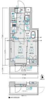 ブライズ宮崎台【1階】の間取り