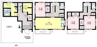 東京都板橋区上板橋3【一戸建】の間取り