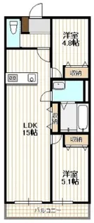 アマゾン リリー【2階】の間取り