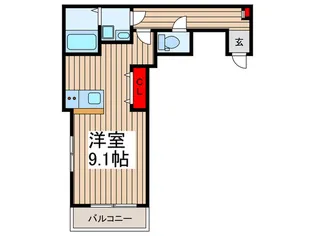 BestStage鶴瀬VI.【3階】の間取り