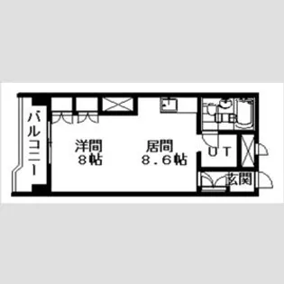 アートサイドテラス【2階】の間取り