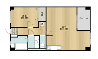 浜成コーポ【3階】の間取り