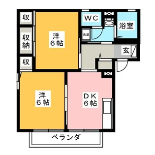 ファミールM【1階】の間取り