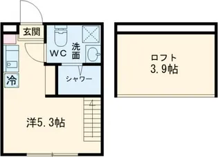 プティ一之江【1階】の間取り
