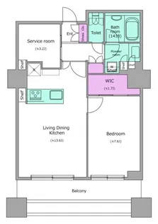 東京都豊島区上池袋1【マンション】の間取り