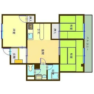 アーバン寿【3階】の間取り