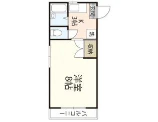 リトルハイム長岡60号館【4階】の間取り