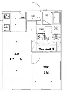 シティハイム ラ・メール【1階】の間取り