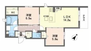 ことぶき【1階】の間取り