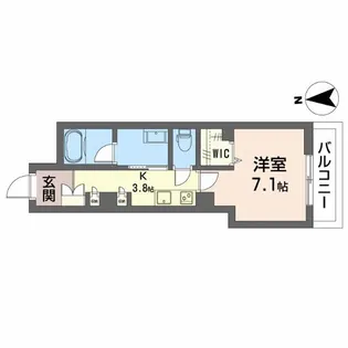 ビシック9【2階】の間取り