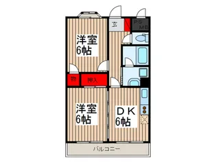 ラフォ-レ オオモリ【3階】の間取り