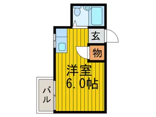 コーエイ中宮【1階】の間取り