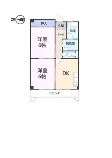 本田マンション【3階】の間取り