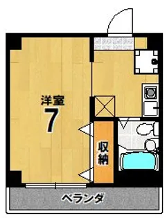 ハイツ谷口【2階】の間取り