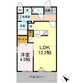 Casa Felice【2階】の間取り