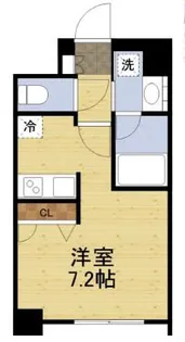 アスヴェル難波EAST【9階】の間取り