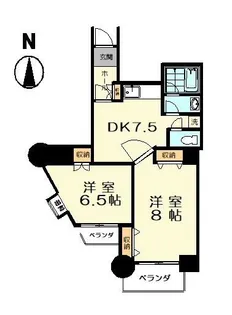 トーク【1階】の間取り