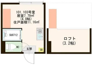 Sunny Place【1階】の間取り