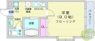 BLDクリエート1【3階】の間取り