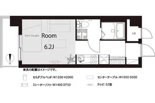 アクシルコート桜台【7階】の間取り