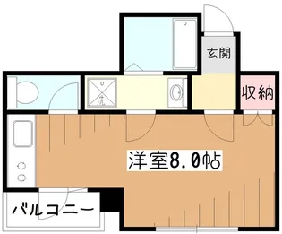 ロワール久米川【2階】の間取り