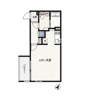 ALERO北参道【3階】の間取り