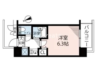 ディナスティ清水谷III【2階】の間取り