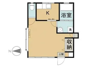 ユースハイツ【1階】の間取り