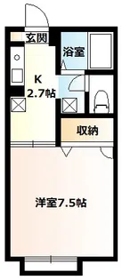 サニーハイツ【2階】の間取り